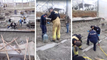 İnşaatta Beton D&ouml;k&uuml;m&uuml; Sırasında G&ouml;&ccedil;&uuml;k: 1 İş&ccedil;i Hayatını Kaybetti