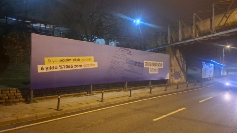 İSKİ'den AKP Afişleri Hakkında A&ccedil;ıklama