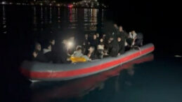 İzmir A&ccedil;ıklarında 42 G&ouml;&ccedil;men Yakalandı