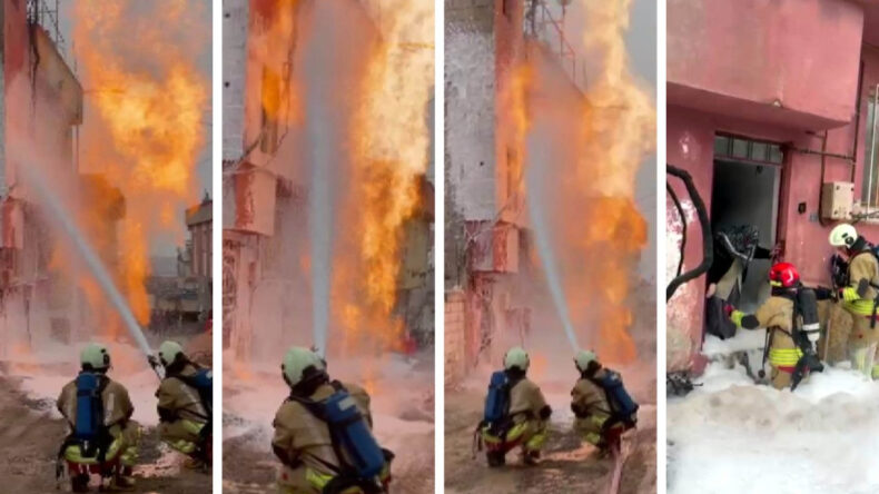 Kahramanmaraş'ta Doğal Gaz Boru Hattında Patlama Ger&ccedil;ekleşti