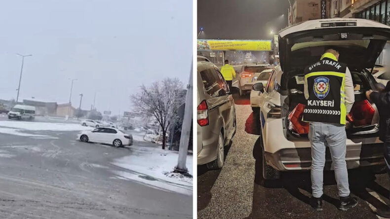 Kar Üstünde Drift Cezayla Sonuçlandı