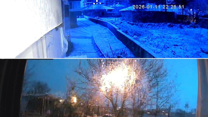 Kar Yağışı &Ouml;ncesi G&ouml;kkuşağı G&ouml;r&uuml;nt&uuml;lendi