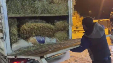 Kars&rsquo;ta Saman Balyalarının Arasından 3 Ka&ccedil;ak G&ouml;&ccedil;men Yakalandı