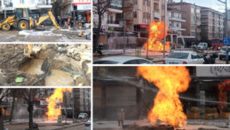 Kazı Yapan Belediyenin Doğal Gaz ve Elektrik Hattında Patlama