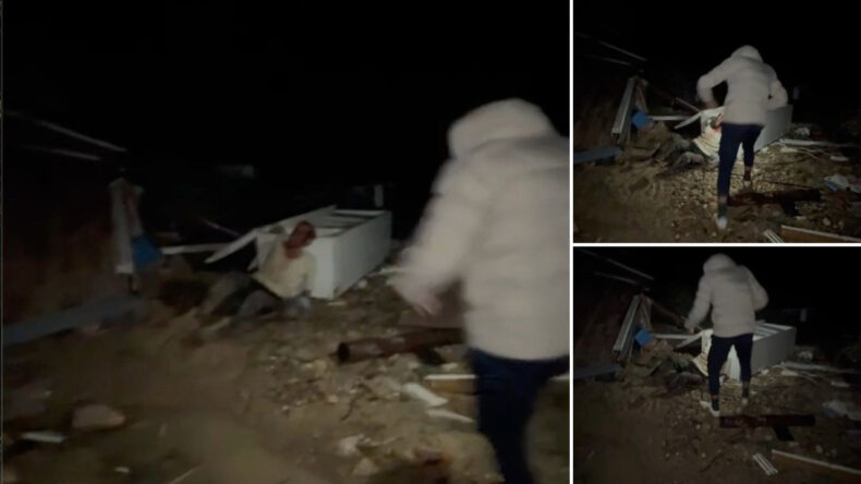 Konteyner ile Hortuma Kapılan Vatandaşın Dramı