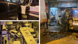 Kontrolden &Ccedil;ıkan Kamyonet Sokakları Savaş Alanına &Ccedil;evirdi