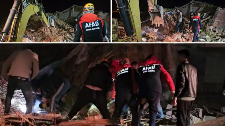 Mandıra &Ccedil;&ouml;kt&uuml;, &Ccedil;ok Sayıda Hayvan Telef Oldu