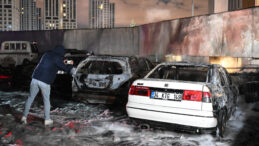 Maslak'ta Korkutan Yangın