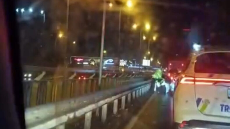 Polise Çarpan Sürücü Tutuklandı