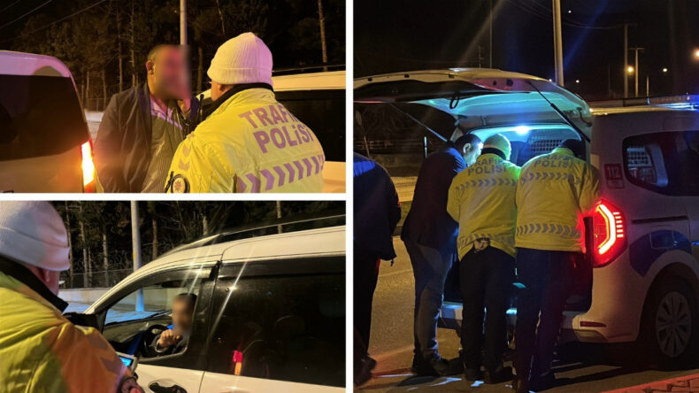 Polisin Alkoll&uuml; S&uuml;r&uuml;c&uuml;yle İmtihanı: &Ccedil;evirmeden Ka&ccedil;tı, Tehditler Savurdu