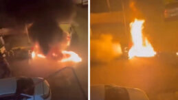 Polisten ka&ccedil;an ş&uuml;pheli motosikletini ateşe verdi