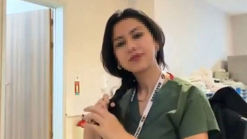 Saçını Ördüğü İçin Gözaltına Alınan Hemşire Serbest Bırakıldı