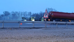 Seyir Halindeki Ara&ccedil;ta Yangın &Ccedil;ıktı