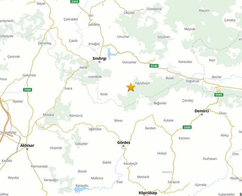 Sındırgı Deprem Görüntüsü