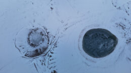 Sivas&rsquo;ın Doğadaki İki G&ouml;z&uuml;n&uuml;n Donması!