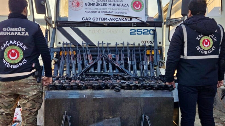 Suriye'den Gelen Kamyonda Silah Bulundu