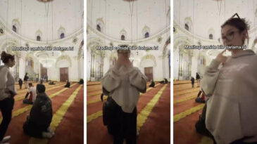 Tarihi Camideki G&ouml;r&uuml;nt&uuml;ler &Uuml;zerine Soruşturma A&ccedil;ıldı
