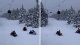 Teleferikte Mahsur Kalan Tatilciler Kurtarıldı