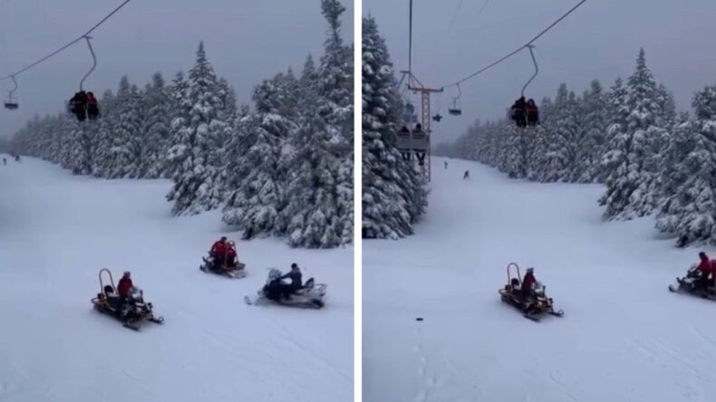 Teleferikte Mahsur Kalan Tatilciler Kurtarıldı