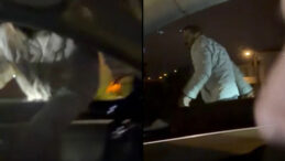 Trafik Magandası Aracın İ&ccedil;indekileri Bı&ccedil;akladı