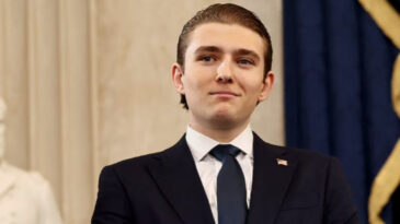 Trump'ın K&uuml;&ccedil;&uuml;k Oğlu Bir Kadının Hayatını Kurtardı