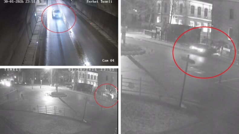 T&uuml;nel &Ccedil;ıkışında Valilik Binasına &Ccedil;arptı