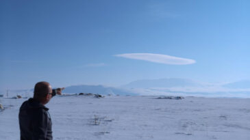 T&uuml;rkiye&rsquo;de Nadir G&ouml;r&uuml;len Doğal Olay: Nemrut&rsquo;ta Mercek Bulutu
