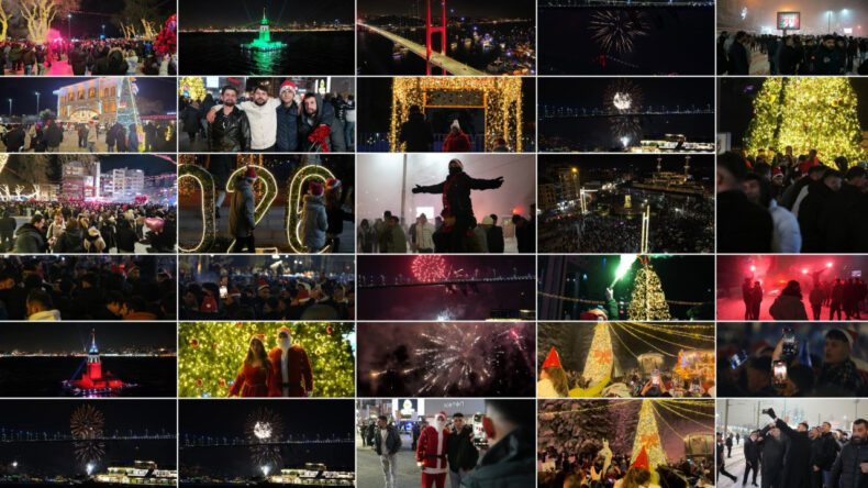 T&uuml;rkiye&rsquo;nin D&ouml;rt Bir Yanında Yeni Yıl Coşkuyla Karşılandı
