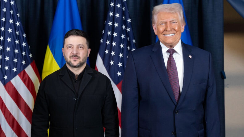 Zelenskiy ile Trump, Davos'ta Buluştu