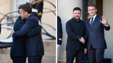 Zelenskiy, Macron ile G&ouml;r&uuml;şt&uuml;