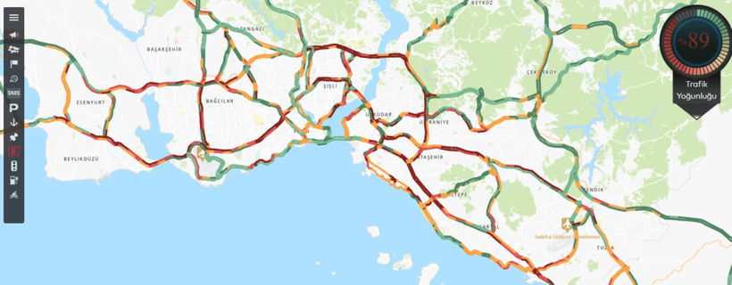İstanbul Trafik Yoğunluğu