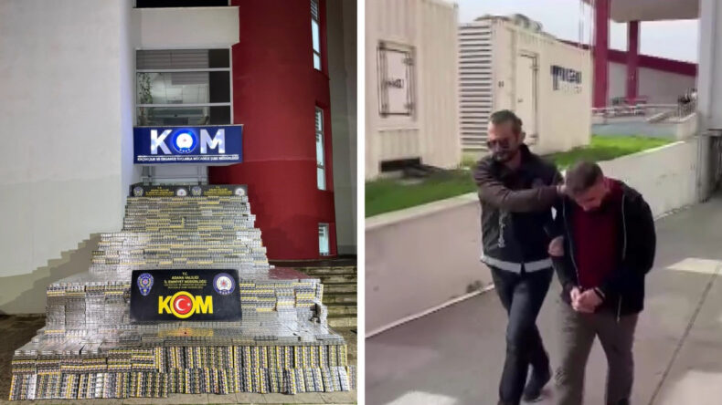 15 Milyon Liralık Kaçak Sigarayla Yakalandı: 'Bardak Sanıyorum'