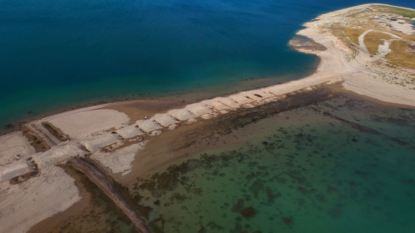 Yağmur sonrası göl görüntüsü