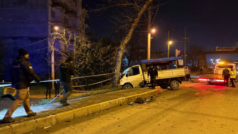 Akılalmaz Kaza! Stepne Yayanın &Uuml;zerine D&uuml;şt&uuml;