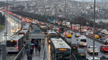 Anadolu Yakası'nda Trafik Sıkışıklığı
