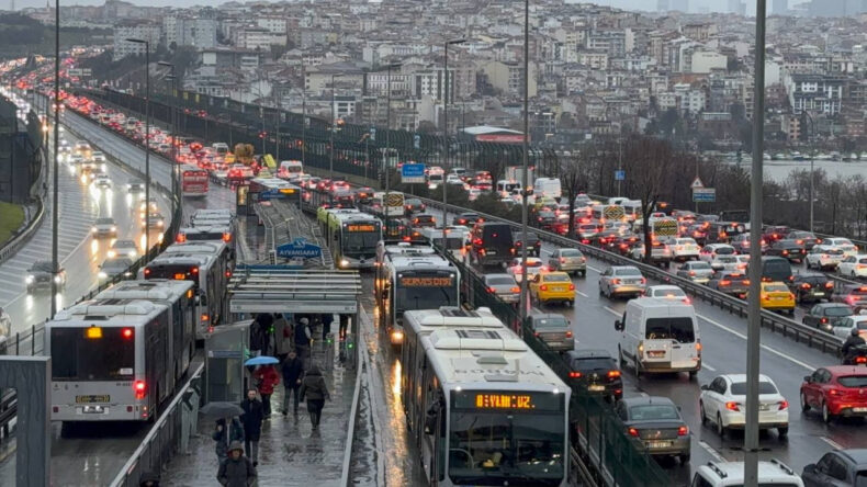 Anadolu Yakası'nda Trafik Sıkışıklığı