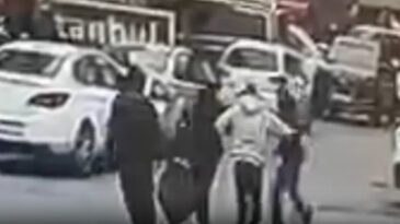 Bankanın &Ouml;n&uuml;nde Pusu Kurup Para Dolu Torbayı &Ccedil;aldılar