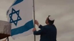 Batı Şeria'da İsrail Bayrağı ile Provokasyon