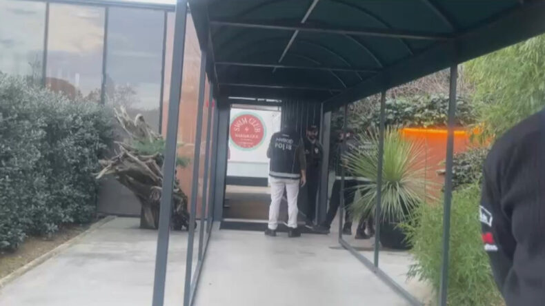 Bebek'te Spor Salonuna Narkotik Operasyonu