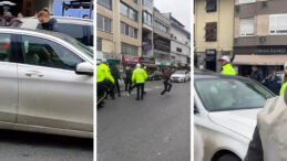 Bebek'te Trafiği Durduran Kadın Hastaneye Sevk Edildi
