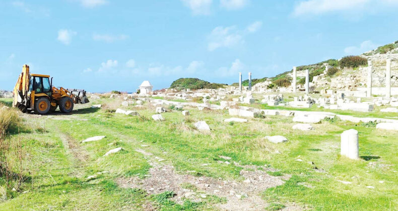 Beton Mikserleri Antik Kentte Tartışma Yarattı