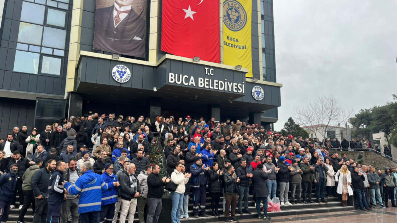 Buca Belediyesi'nde İş&ccedil;iler Yeniden Eylemde