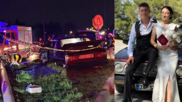 Burdur'da Feci Kaza: Gen&ccedil; &Ccedil;ifti &Ouml;l&uuml;m Ayırdı