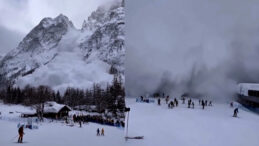 &Ccedil;ığ Anında Kayak&ccedil;ıları Yuttu