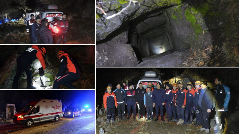 Define Avı İ&ccedil;in Sarnıca Girenler 4 Saat Mahsur Kaldı