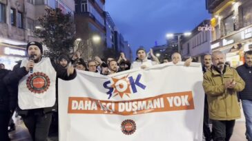 Depo İş&ccedil;ileri Trabzon'da Eylem D&uuml;zenledi