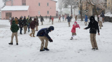 Erzurum&rsquo;da 3 il&ccedil;ede eğitime bir g&uuml;n ara verildi