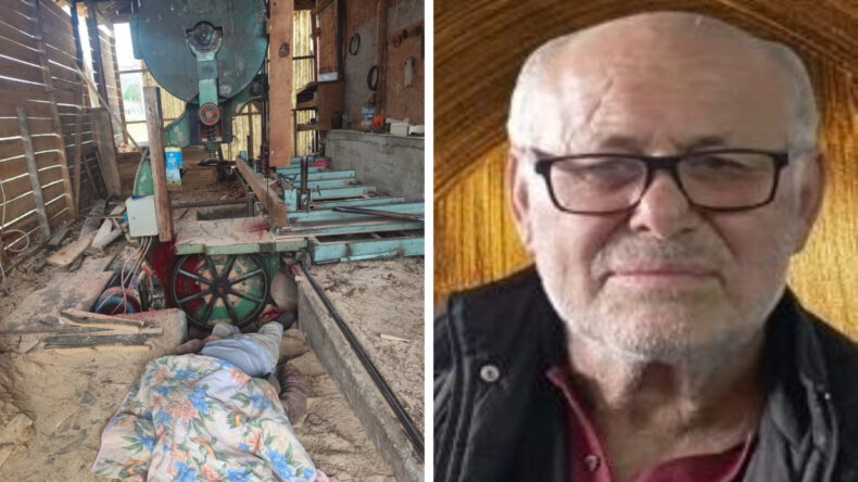 Eşini testere b&ouml;l&uuml;m&uuml;nde &ouml;l&uuml; bulan kadın şokta