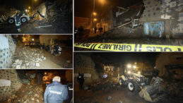 Ev &Ccedil;&ouml;kt&uuml;, Yanında &Uuml;&ccedil; Ev Tahliye Edildi