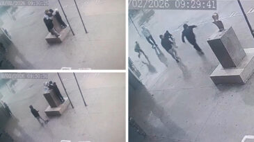 Fırtınada D&uuml;şmek &Uuml;zere Olan Atat&uuml;rk B&uuml;st&uuml;n&uuml; &Ouml;ğrenciler Koru